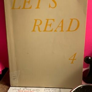 Let's Read # 4 Book Early Educational Reading by Leonard Bloomfield